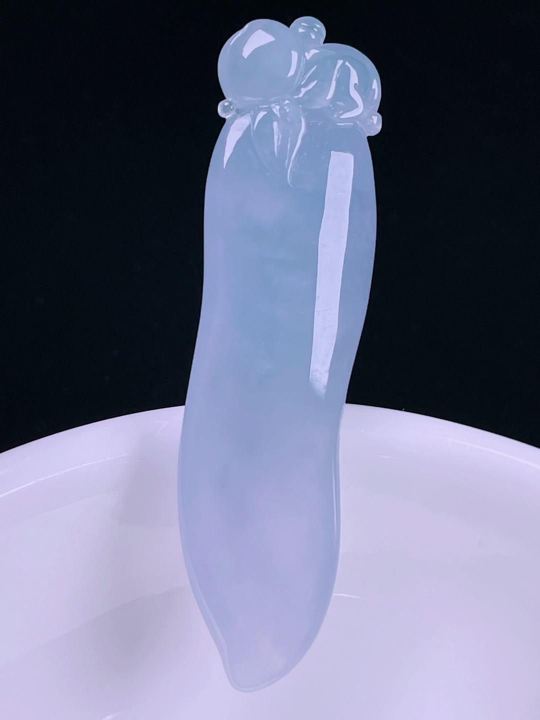 ️冰紫福瓜，老种起光，细底通透，尺寸：47/12.8/8.3mm0627