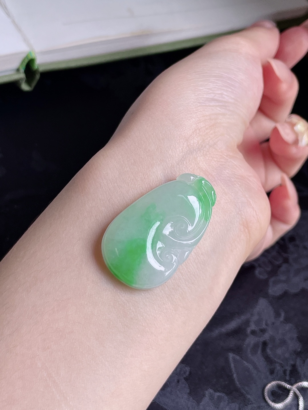 ️ 如意 花色灵动 种老水润 裸石 36.2/21/5.4