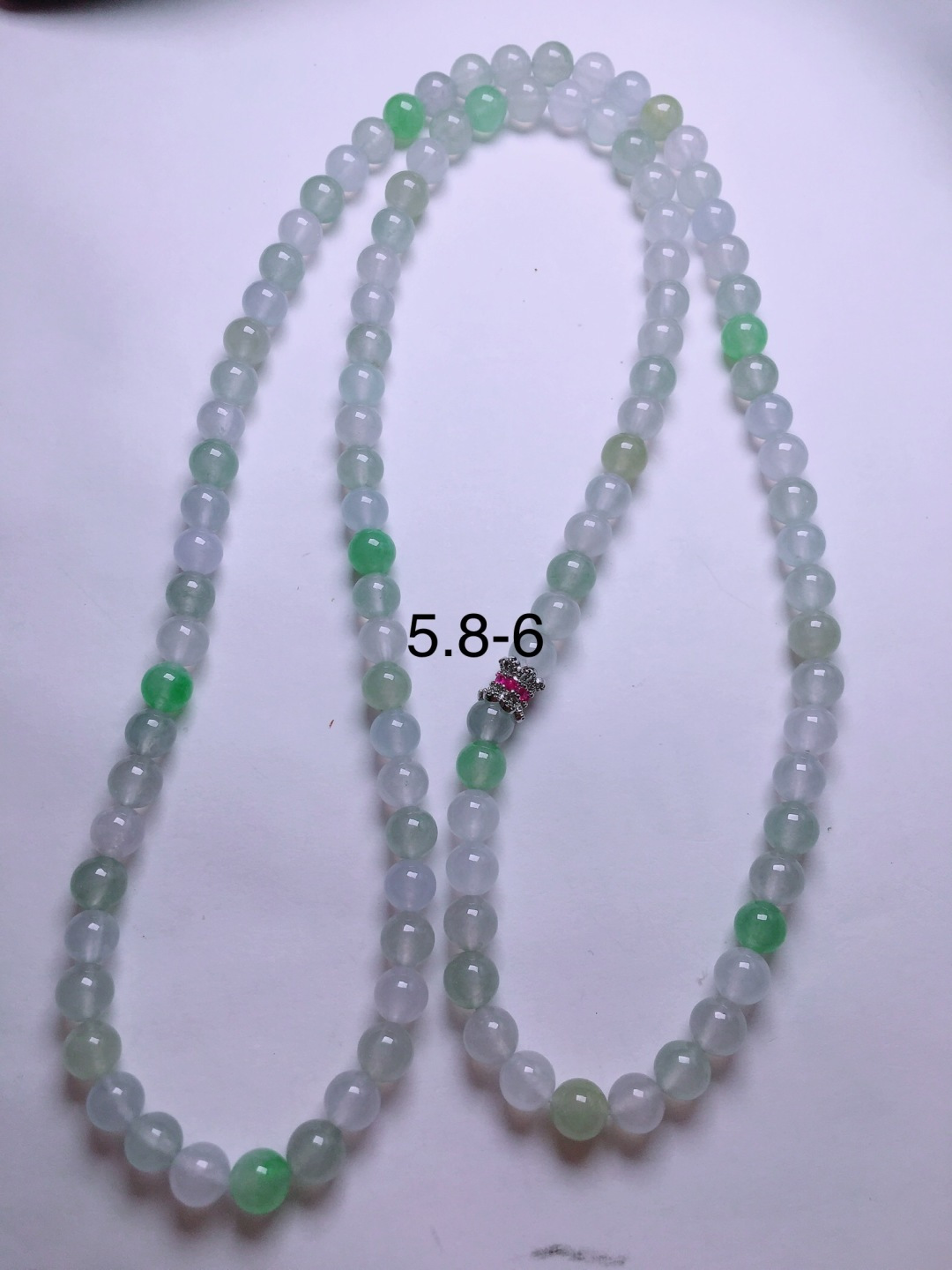 ️高冰珠子项链，晶莹剔透，新颖时尚，5.8-6