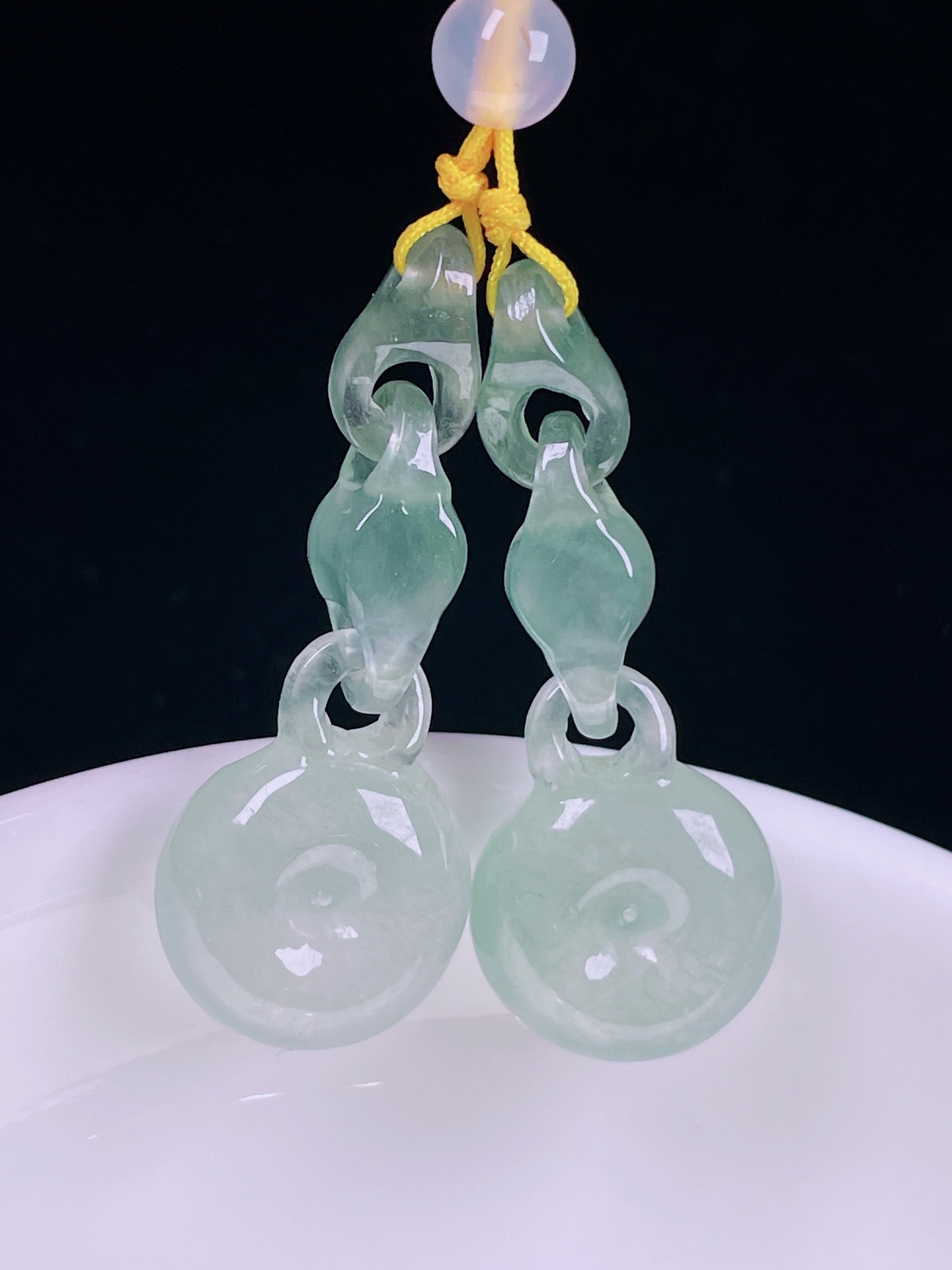 ️老种起光，细底通透，尺寸：33/13/5.8mm0628