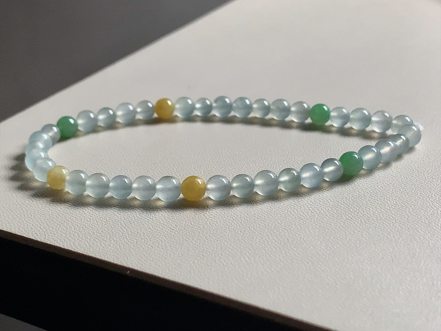 ️ 冰种多宝手串 色泽别致，种水，尺寸4