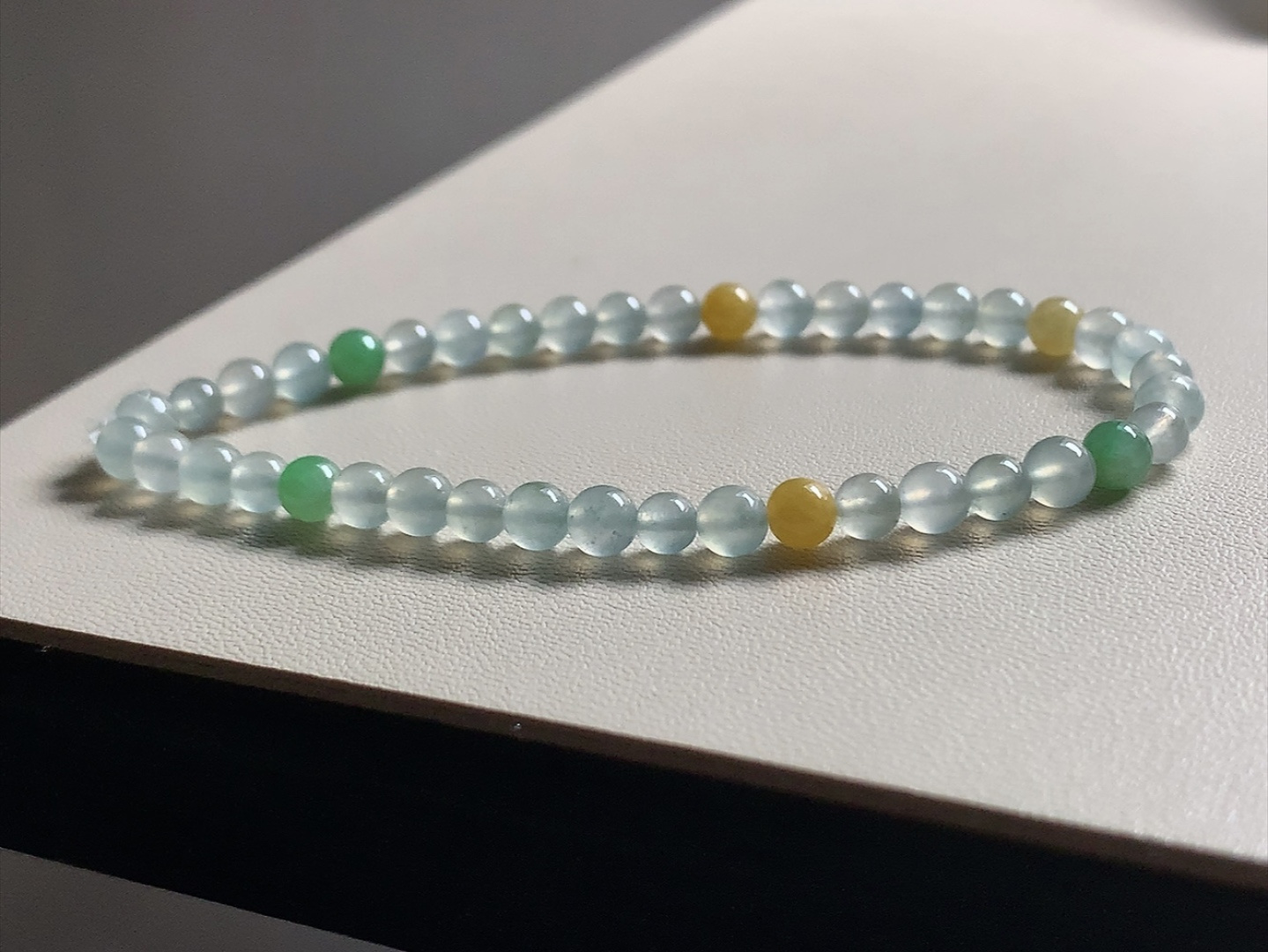 ️ 冰种多宝手串 色泽别致，种水，尺寸4