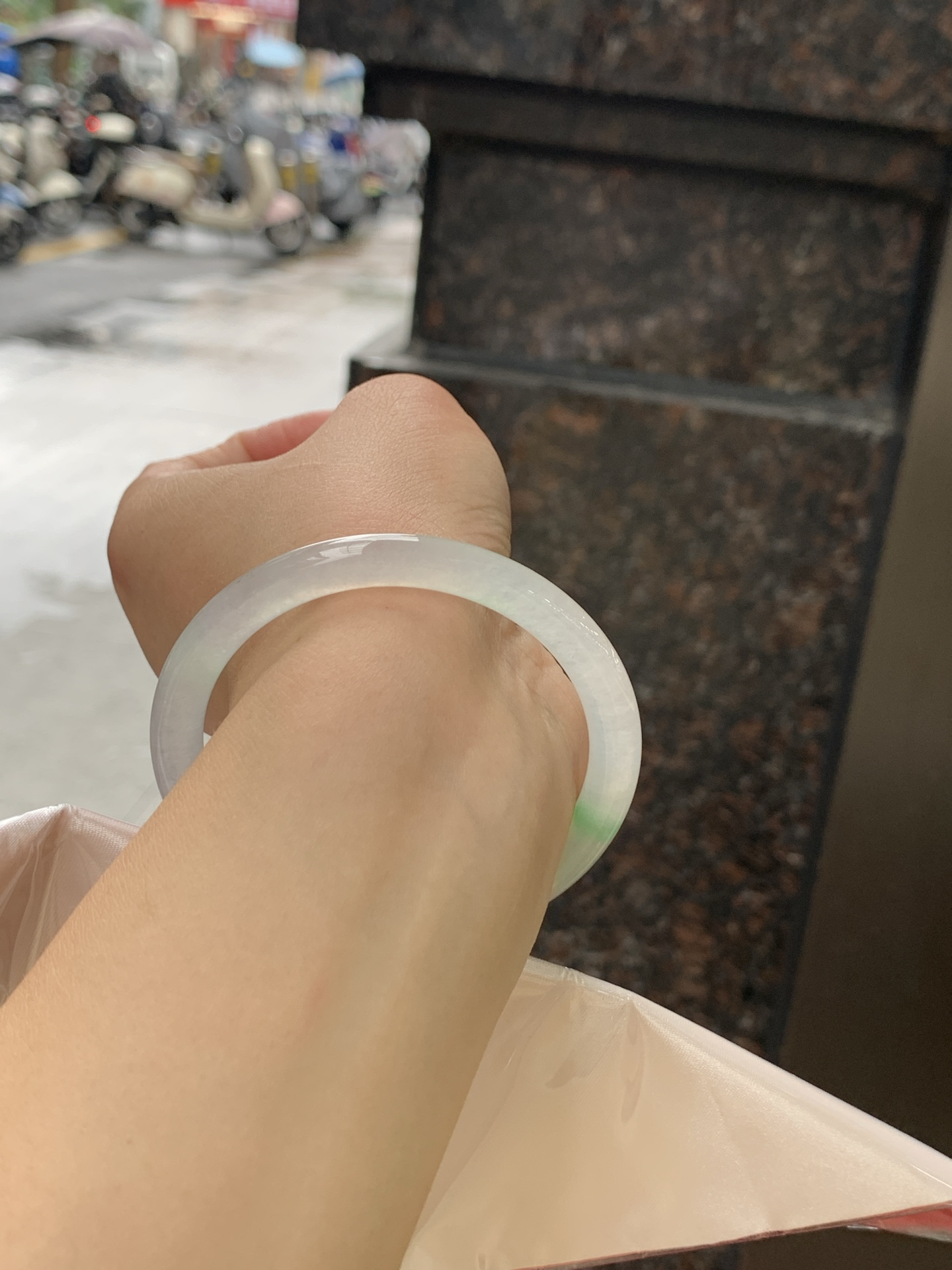 冰绿美人条 54.8-6-7.2 0628-N1103-1 打灯棉纹，底妆冰润，绿色青翠欲滴，精致高贵
