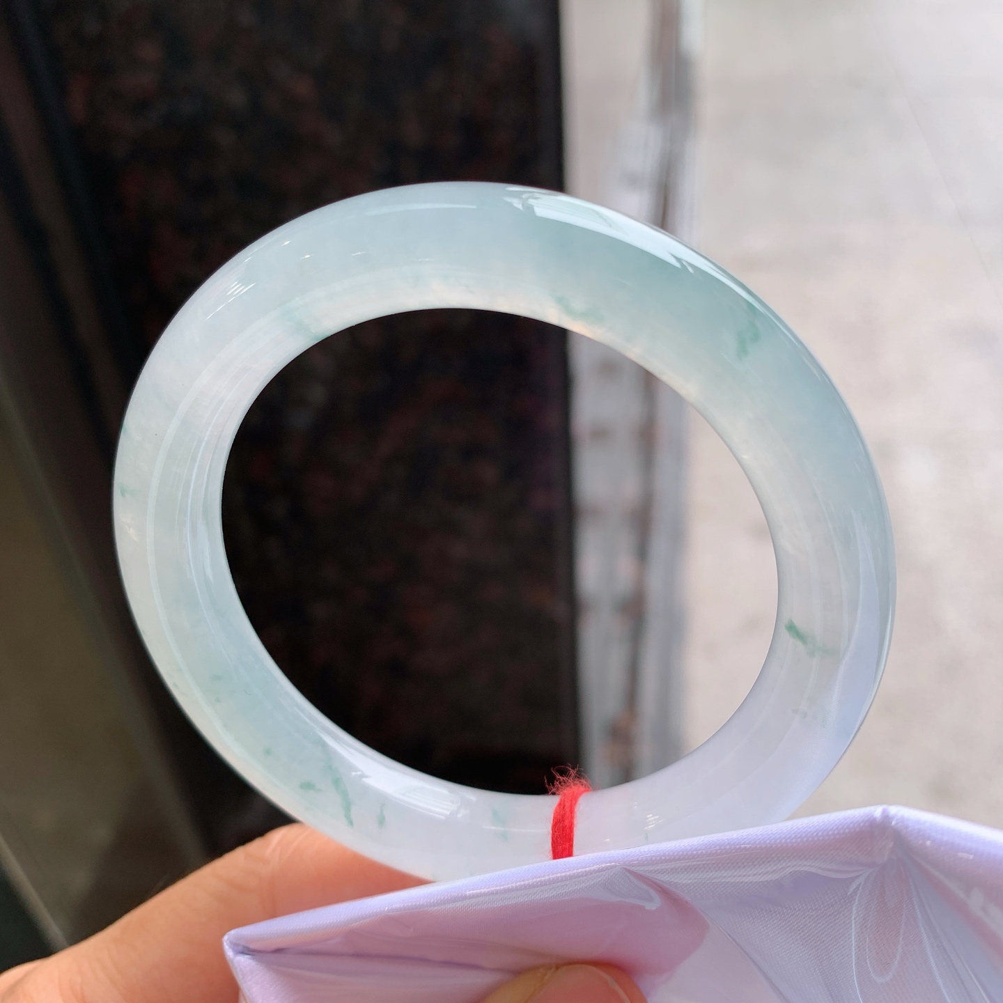 圆条冰飘花 微细纹 尺寸：55.2/10.2 清爽