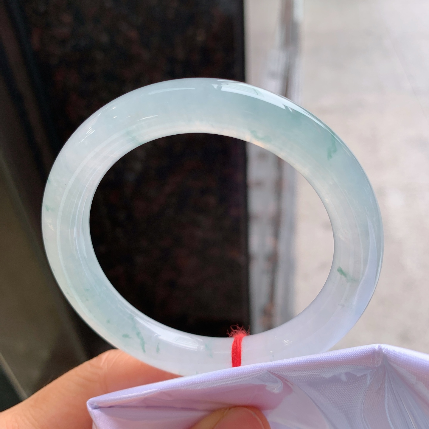 圆条冰飘花 微细纹 尺寸：55.2/10.2 清爽