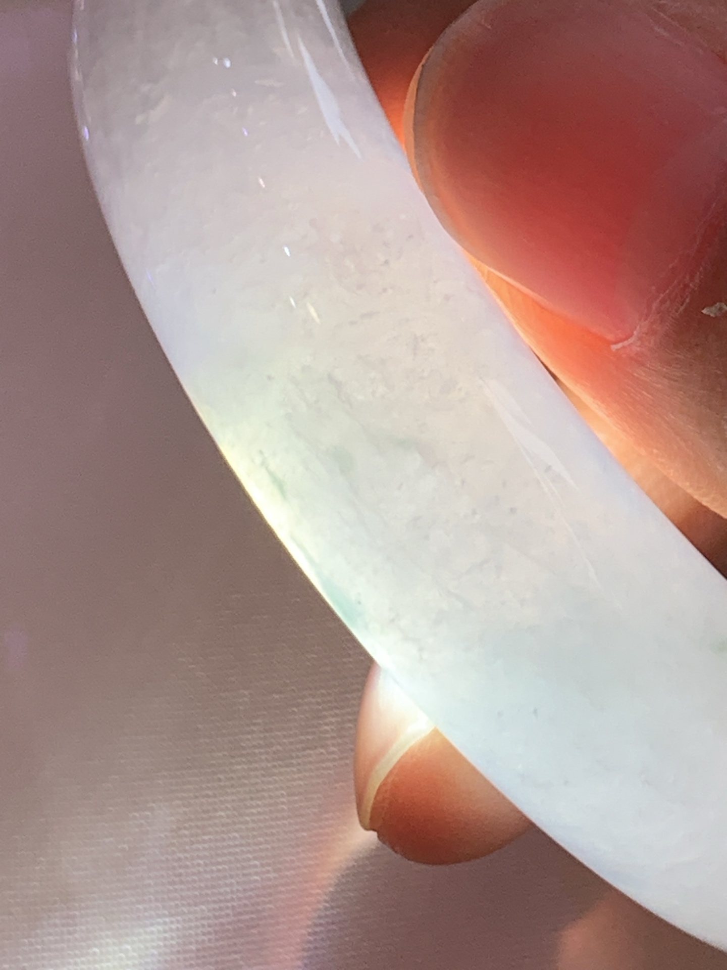 飘花正圈 52.3-13.5-8.5 0628-HN1106 打灯棉纹，底妆水润细腻，绿花灵动飘逸，意境感十足，古典优雅又秀气