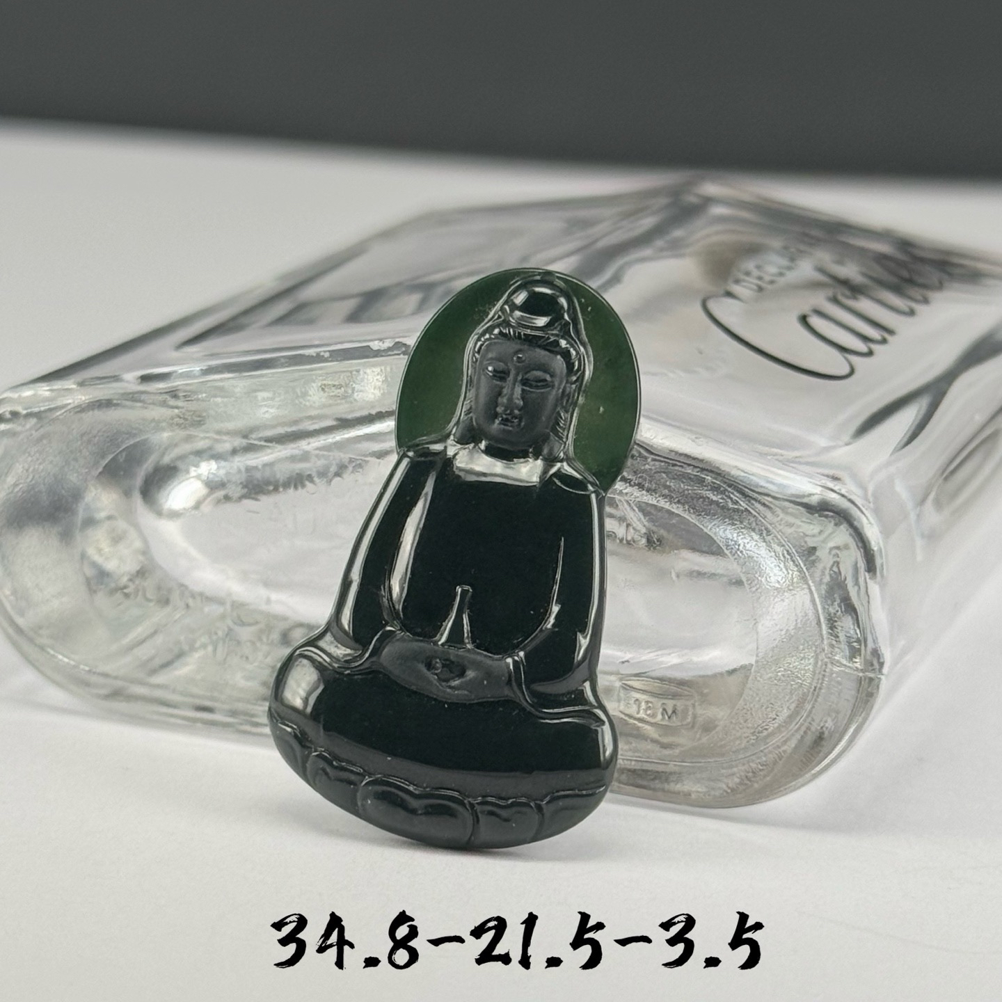 精品墨翠观音  尺寸34.8