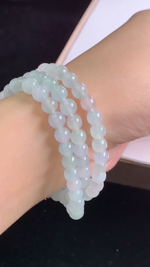 冰种项链，尺寸:5.9-5.9mm 24