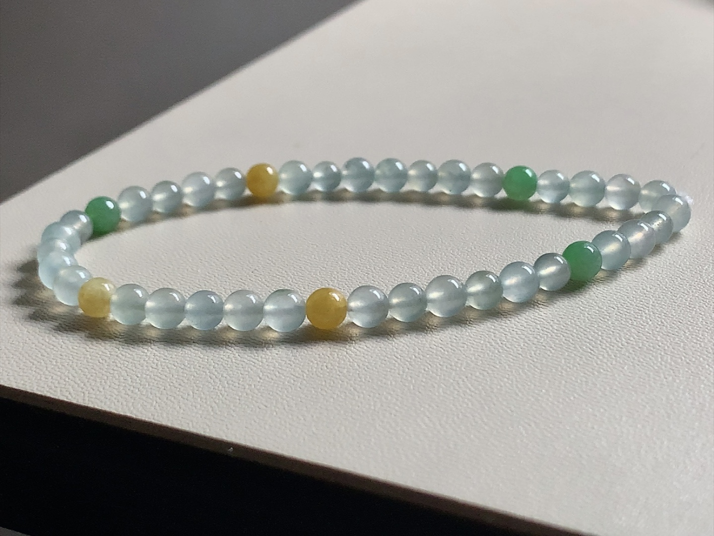️ 冰种多宝手串 色泽别致，种水，尺寸4