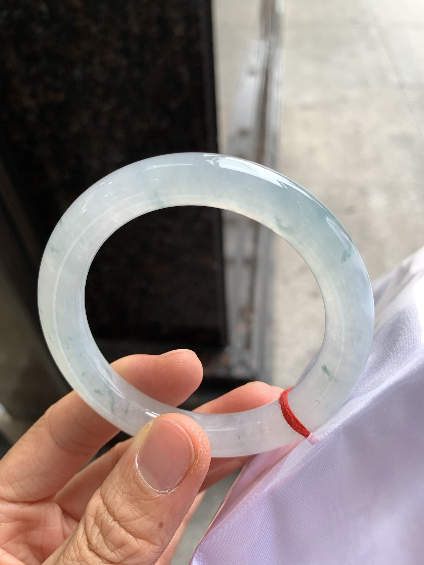 圆条冰飘花 微细纹 尺寸：55.2/10.2 清爽