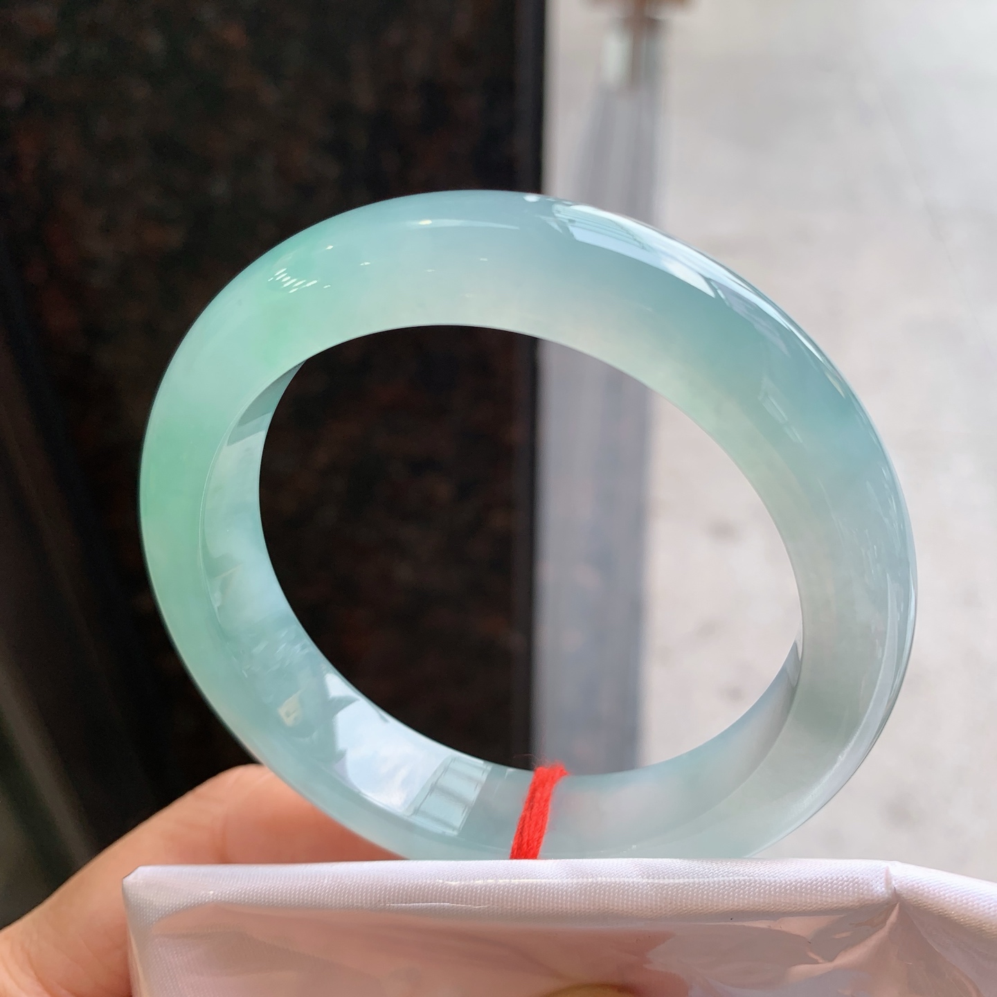 正圈冰飘绿 微棉 尺寸：55/12.8/9 冰润