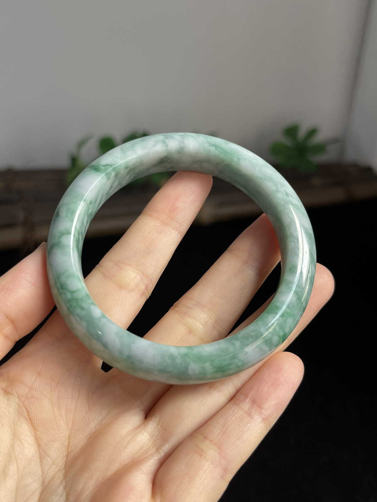 正圈53.2圈口，翡翠手镯