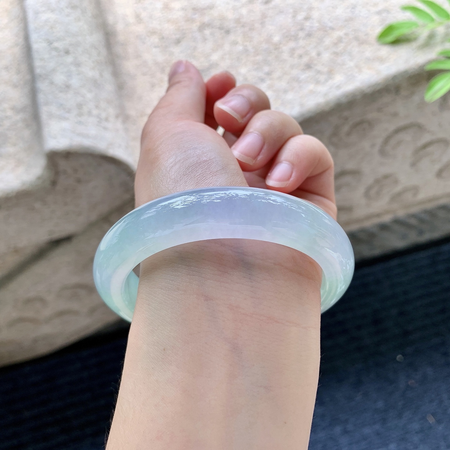 正圈 冰椿彩，水润，种老，细腻，无裂
