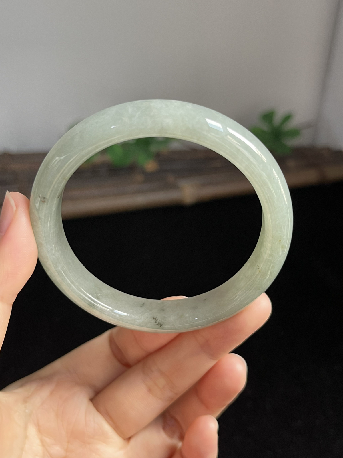 正圈54.6圈口，翡翠手镯