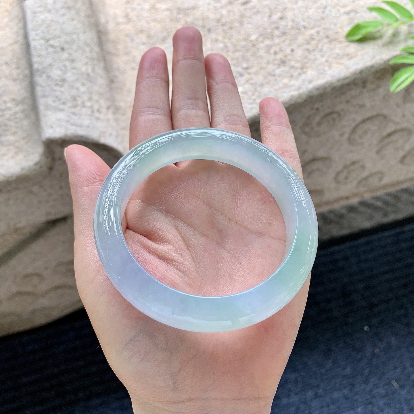 正圈 冰椿彩，水润，种老，细腻，无裂