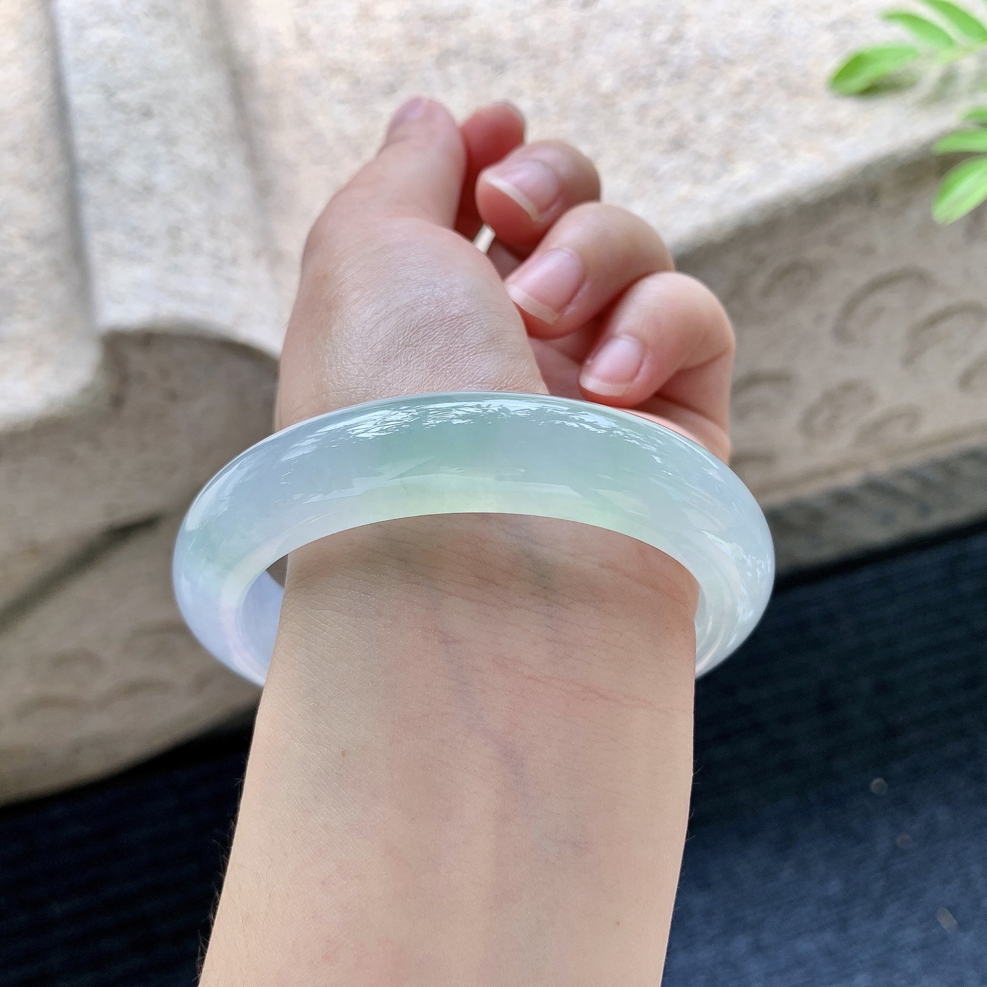 正圈 冰椿彩，水润，种老，细腻，无裂
