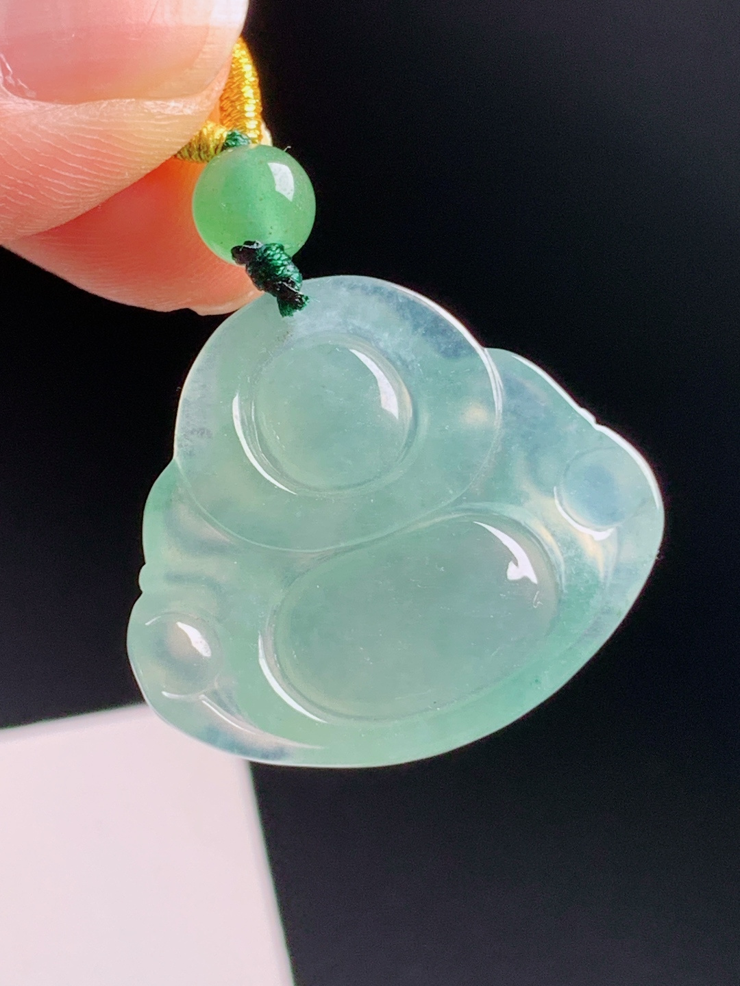 冰晴水佛公，通透起光饱满圆润，笑口纳福，裸石25-28-6.2 490629