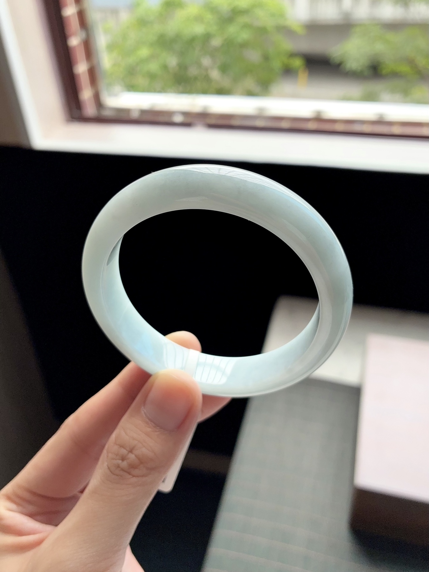 淡蓝白月光正圈成品 HYY-641 ⭕️57.5-12.8-8.2