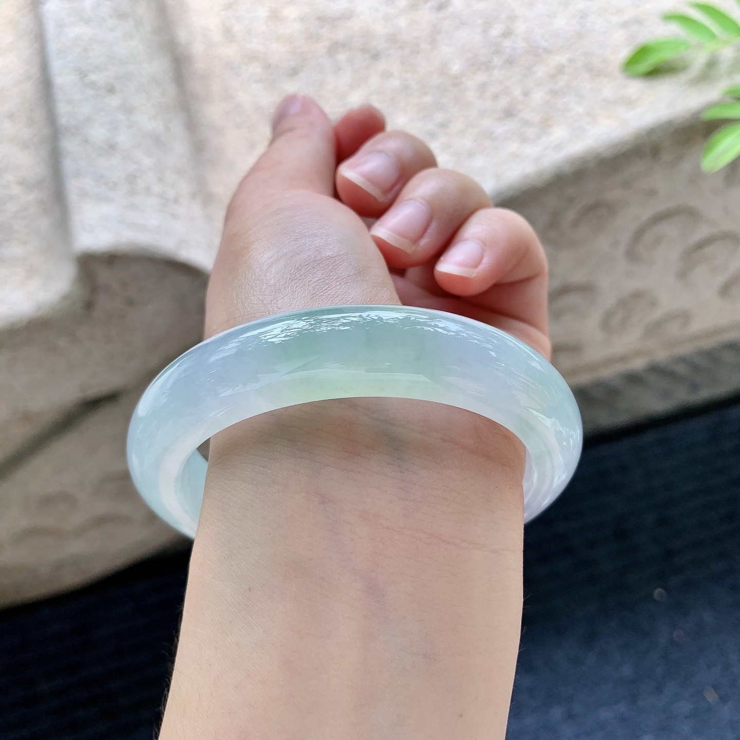 正圈 冰椿彩，水润，种老，细腻，无裂