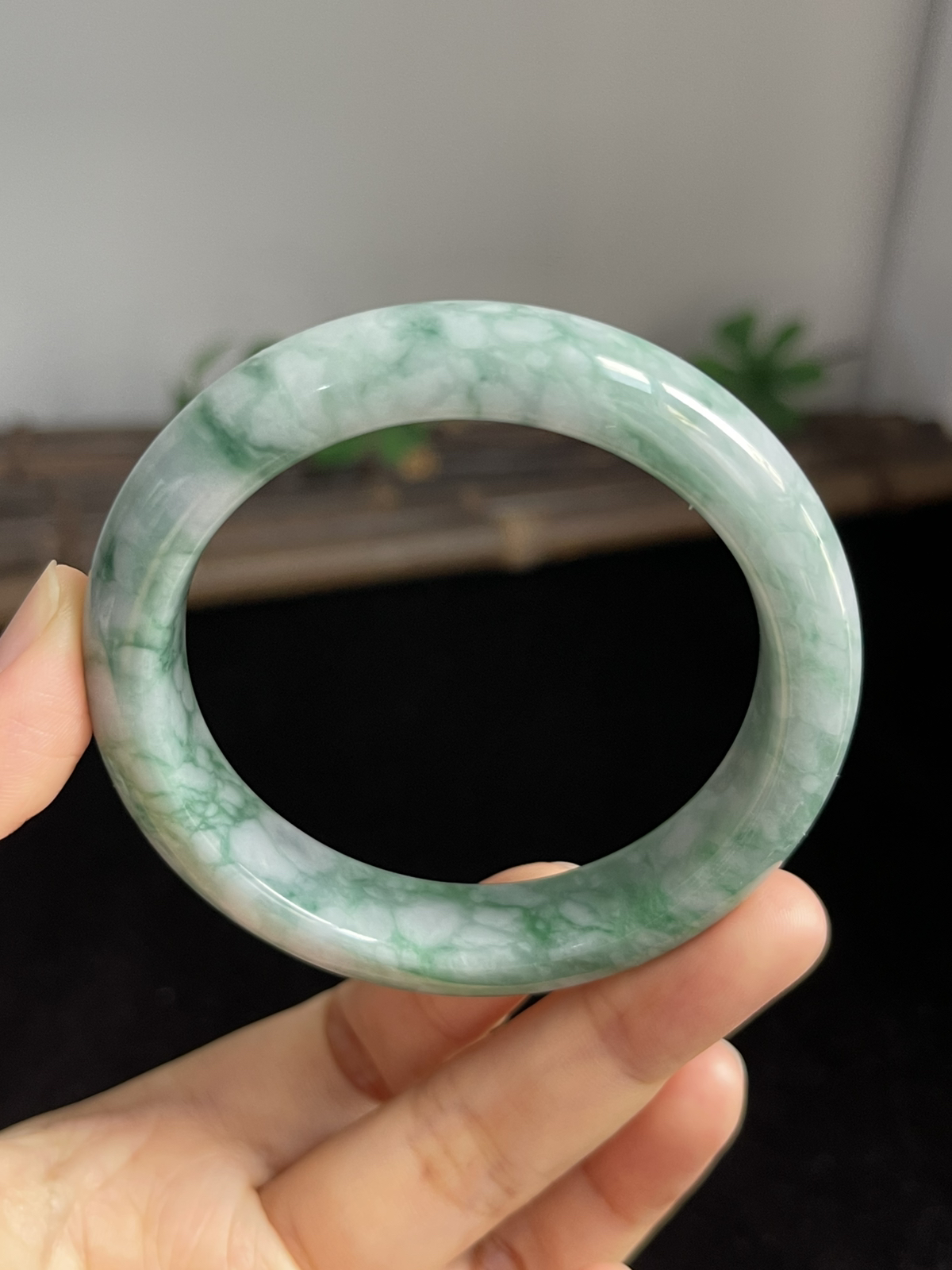 正圈53.2圈口，翡翠手镯