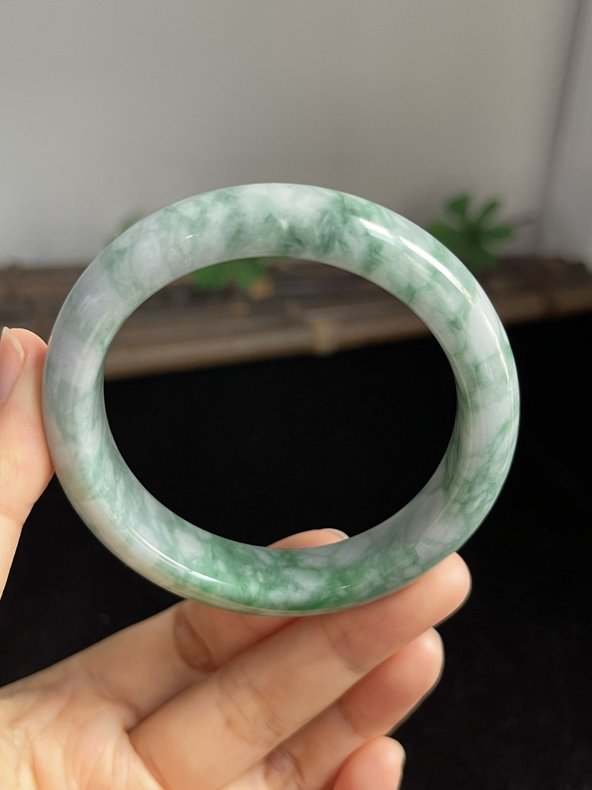 正圈53.2圈口，翡翠手镯