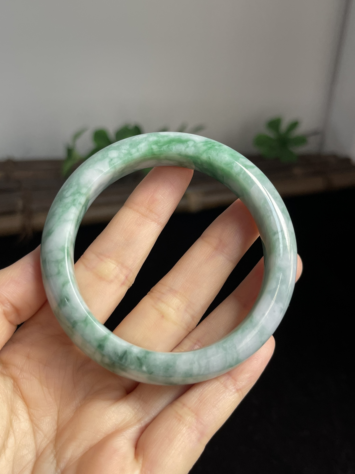 正圈53.2圈口，翡翠手镯