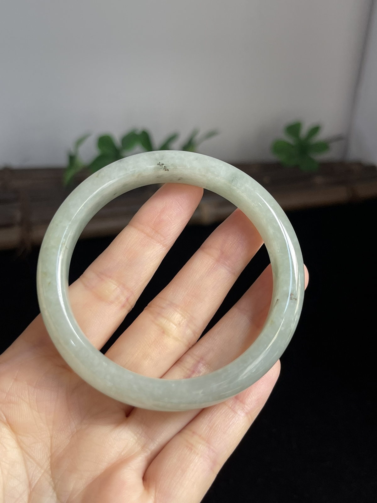 正圈54.6圈口，翡翠手镯