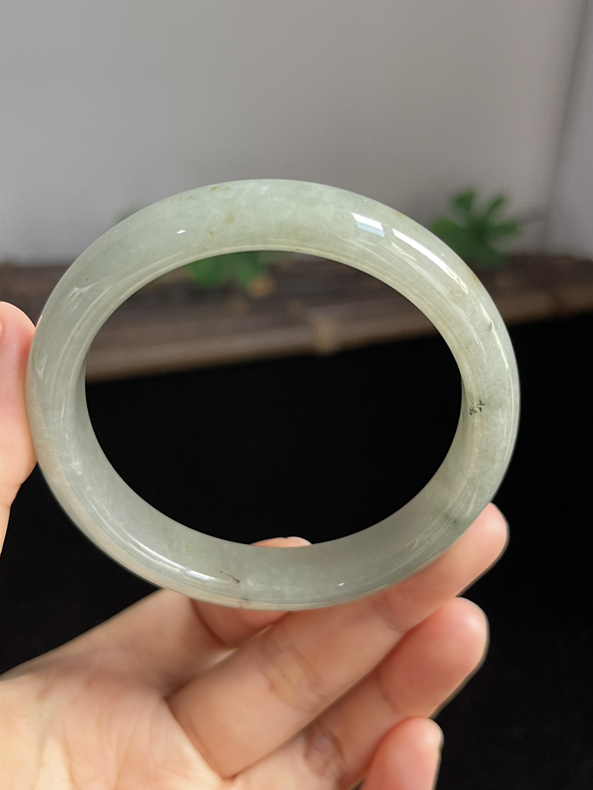 正圈54.6圈口，翡翠手镯