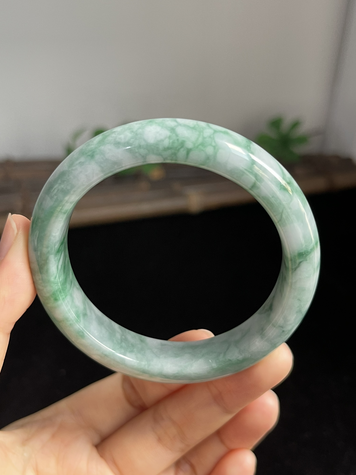 正圈53.2圈口，翡翠手镯