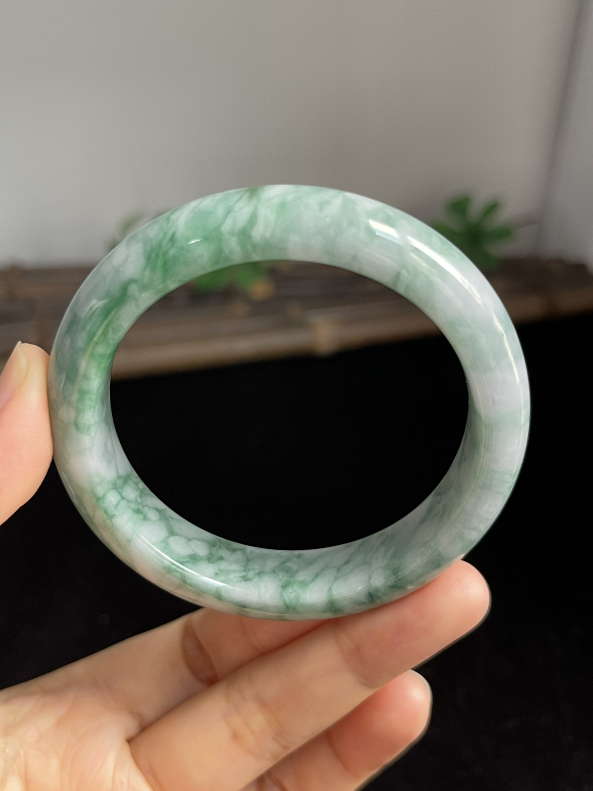 正圈53.2圈口，翡翠手镯