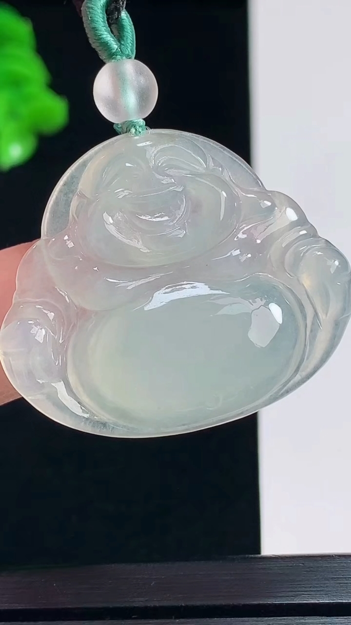 天然A货翡翠佛公吊坠，尺寸29-35.5-5 重量:8.30g
7月23日