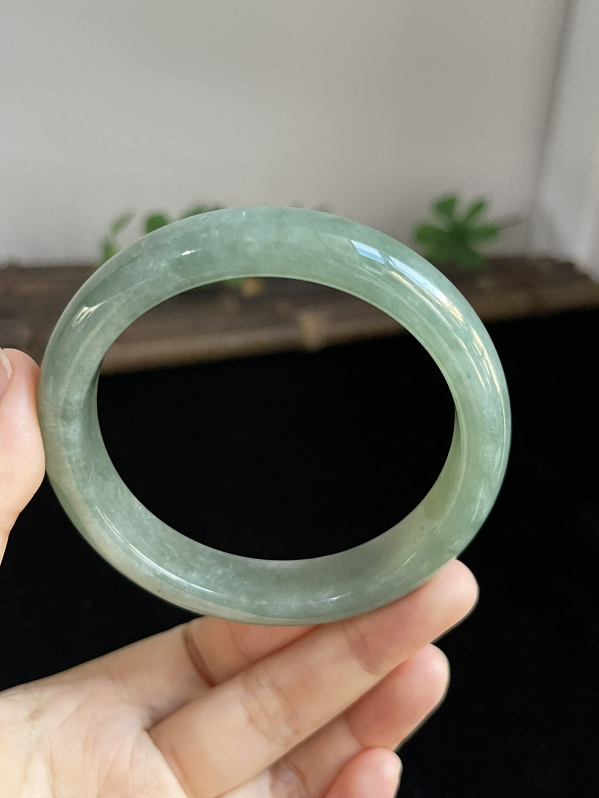 正圈59.7圈口，翡翠手镯