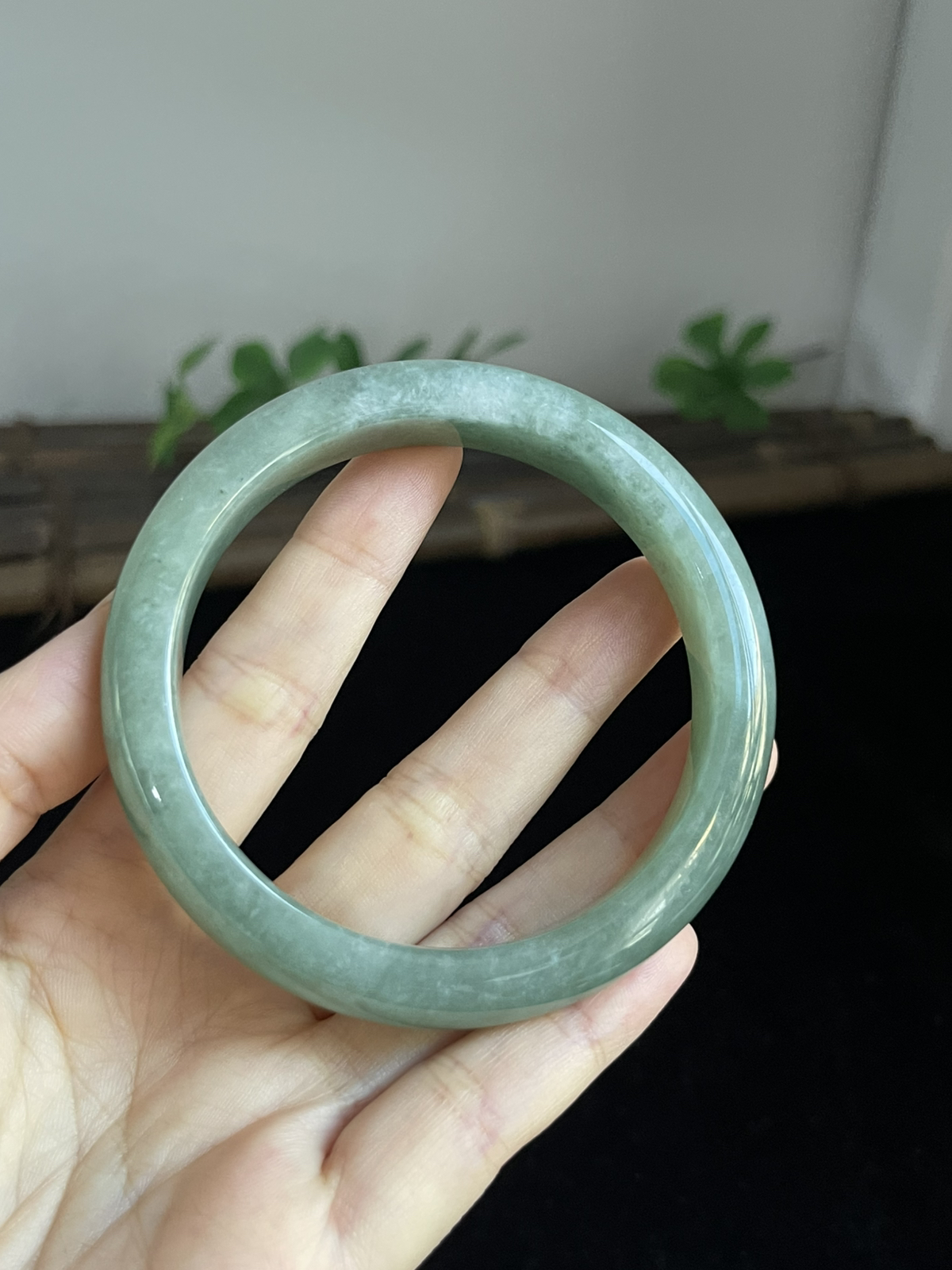 正圈59.7圈口，翡翠手镯
