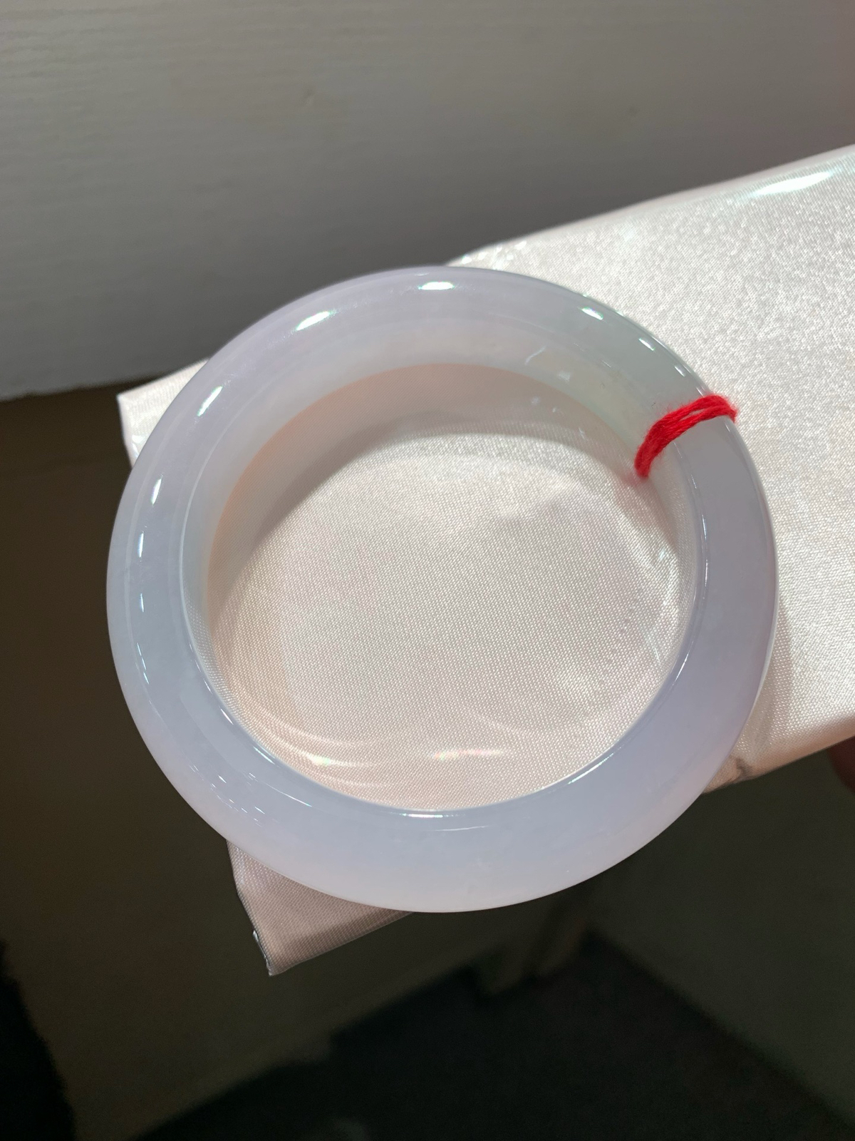 尺寸58.6/12.6/10.3，冰紫罗兰手镯
水润细腻 冰透 
TG-338-1760