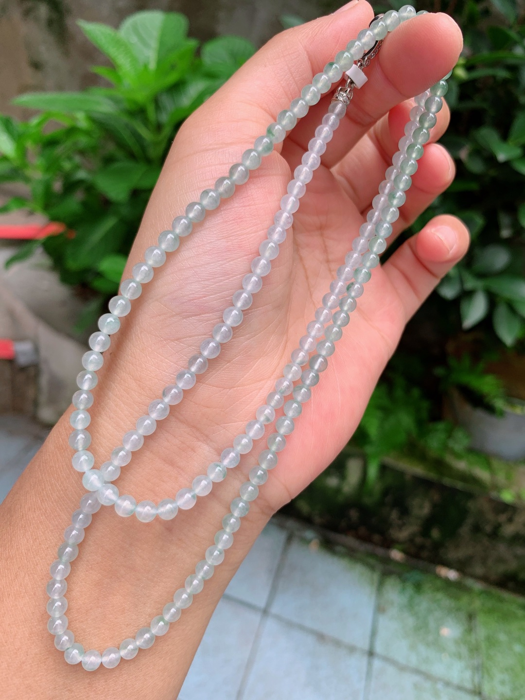 ️ 4.3mm148颗冰飘花项链