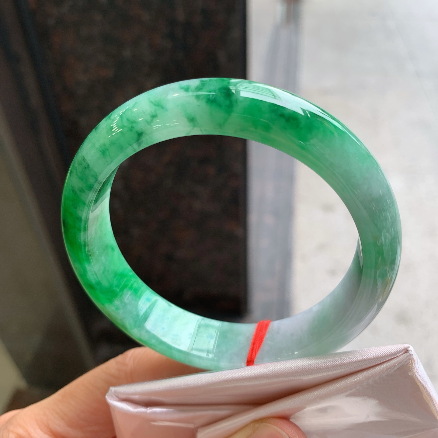 正圈飘绿 无裂 色辣大圈口