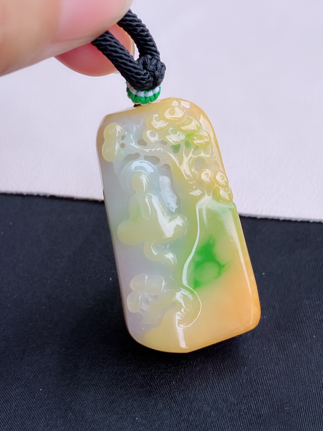 三彩悟道，意境美，尺寸41/21.6/10.6/自然光实拍
