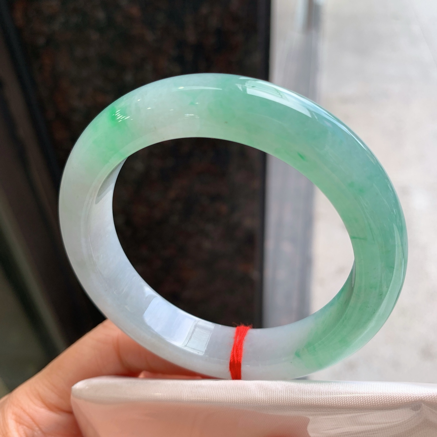 正圈冰飘绿 微棉 尺寸：55.6/12.5/9.6 版型好