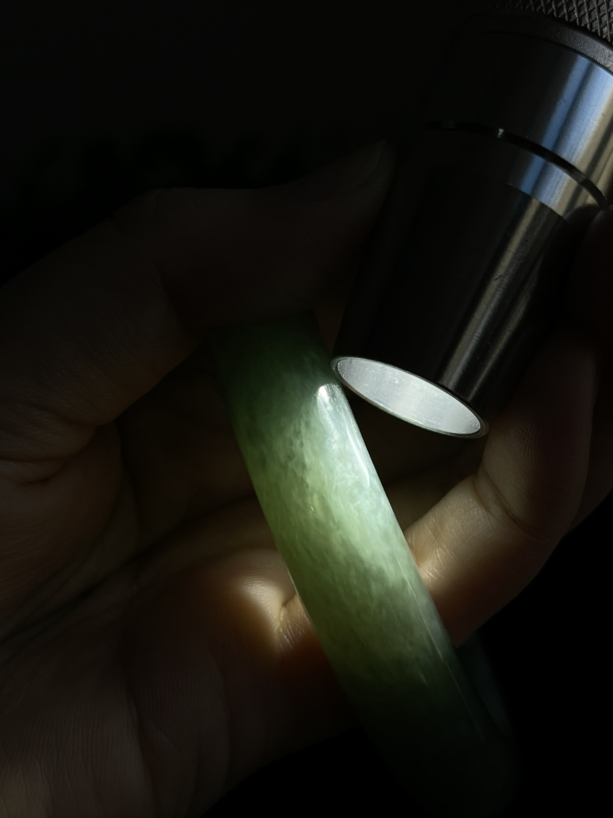 正圈59.7圈口，翡翠手镯