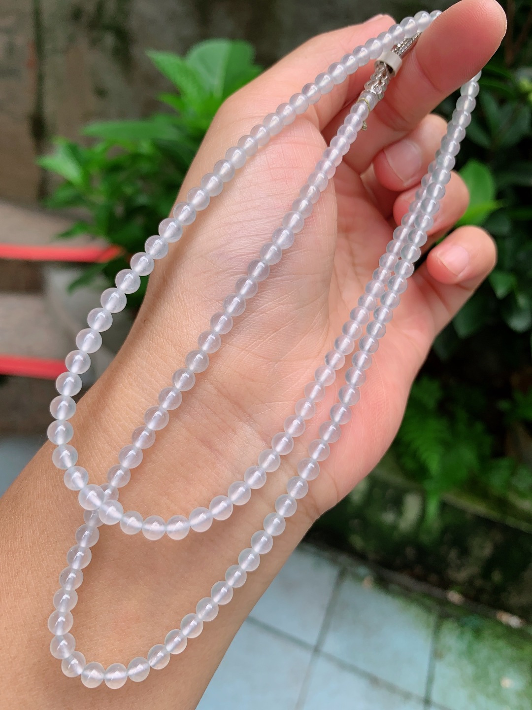 ️ 4.5mm148颗玻璃种项链