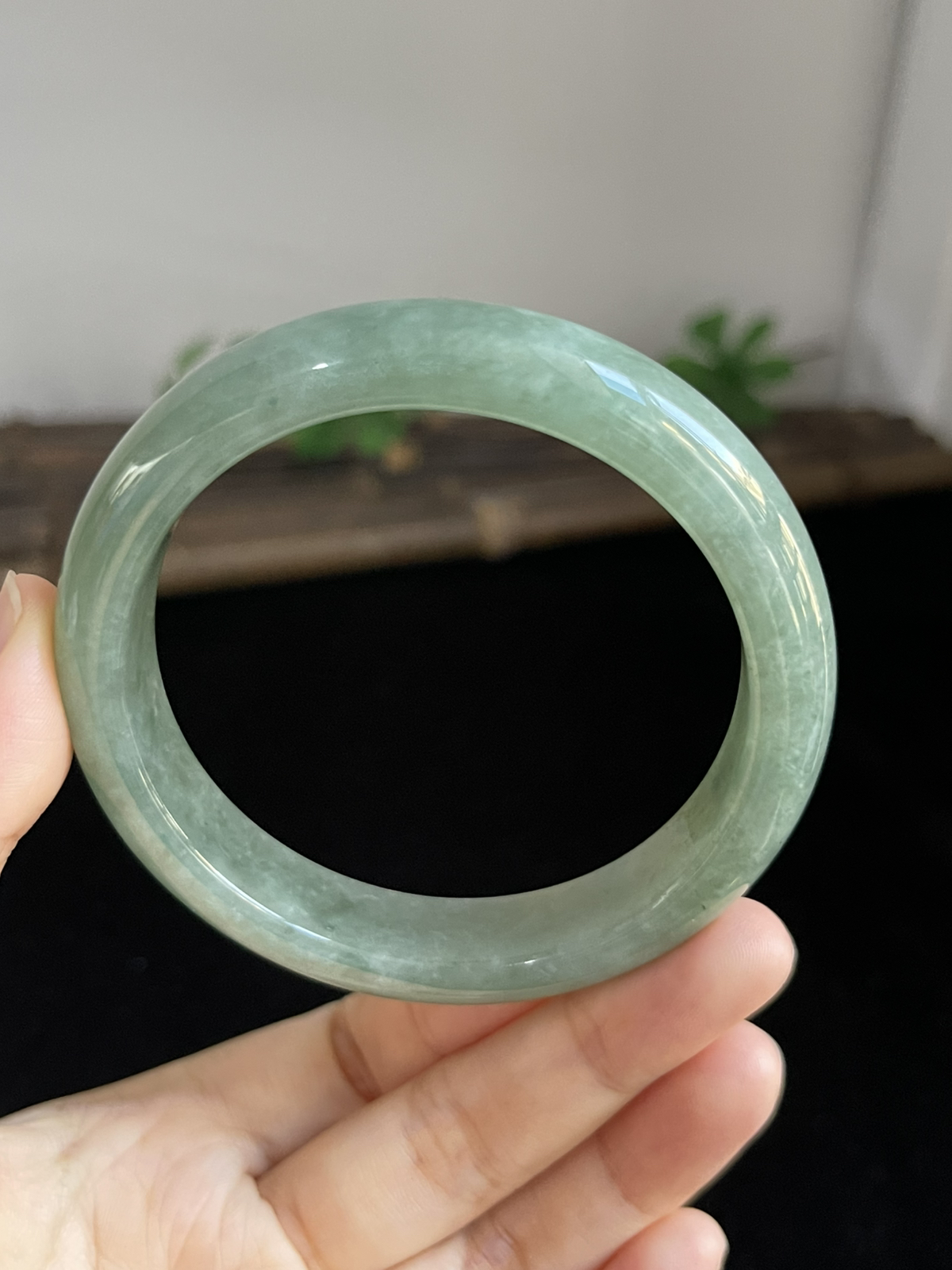 正圈59.7圈口，翡翠手镯