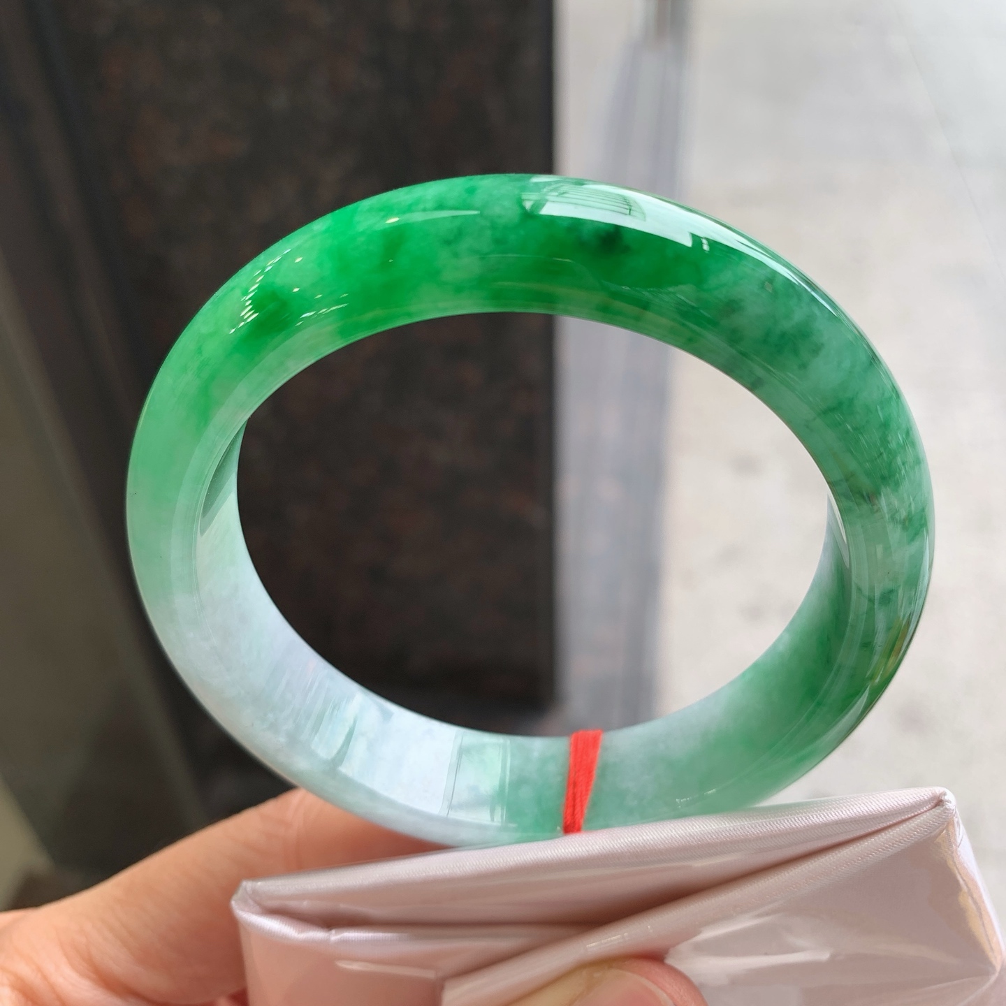 正圈飘绿 无裂 色辣大圈口