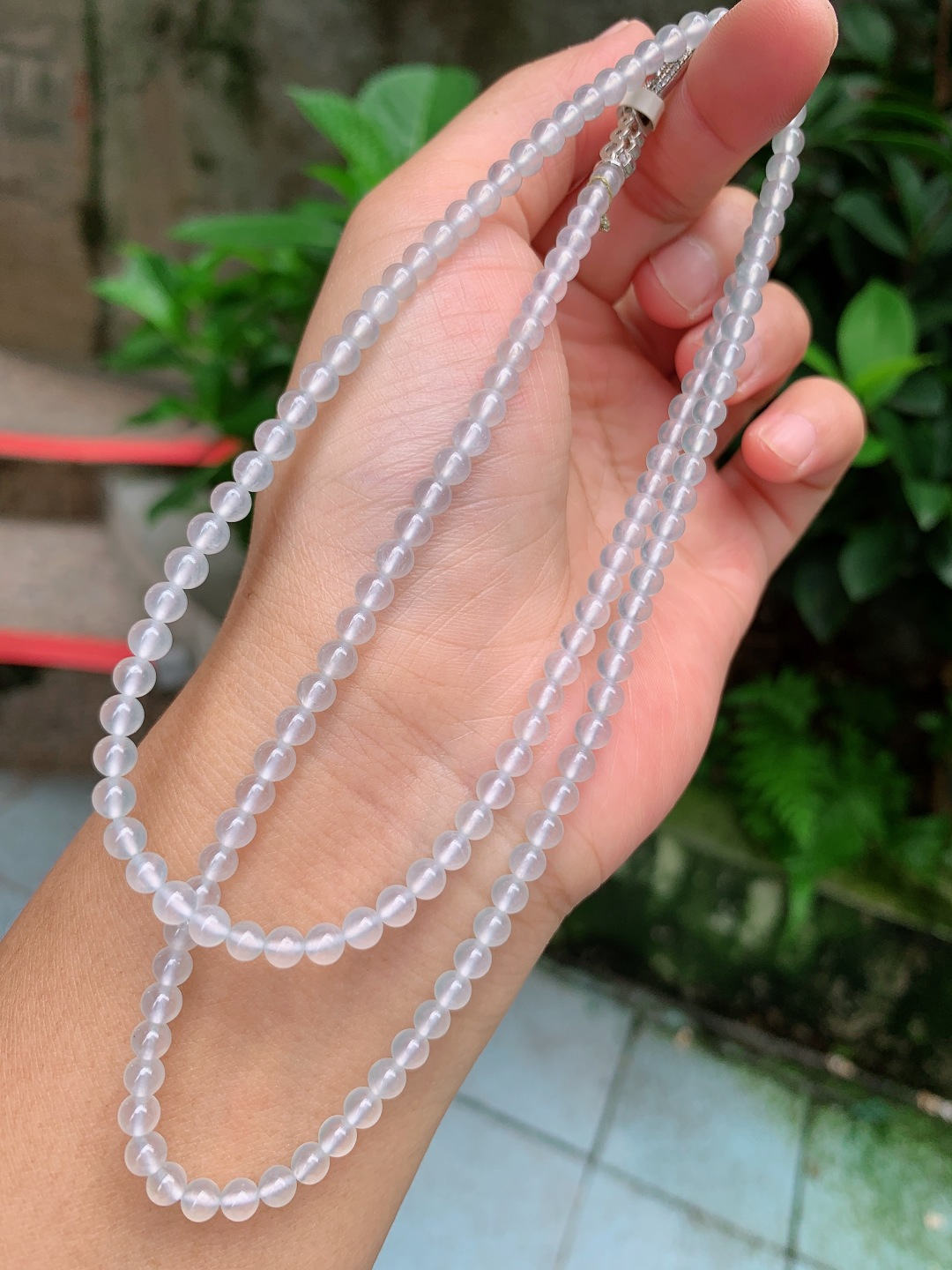 ️ 4.5mm148颗玻璃种项链