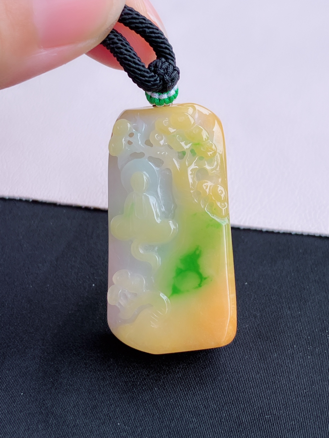 三彩悟道，意境美，尺寸41/21.6/10.6/自然光实拍
