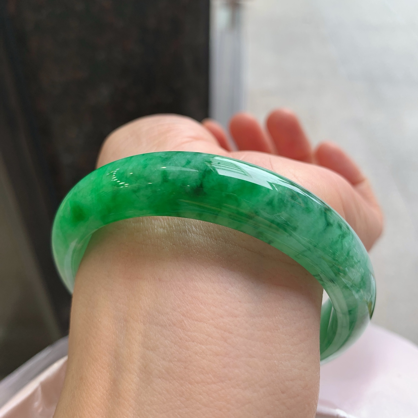 正圈飘绿 无裂 色辣大圈口