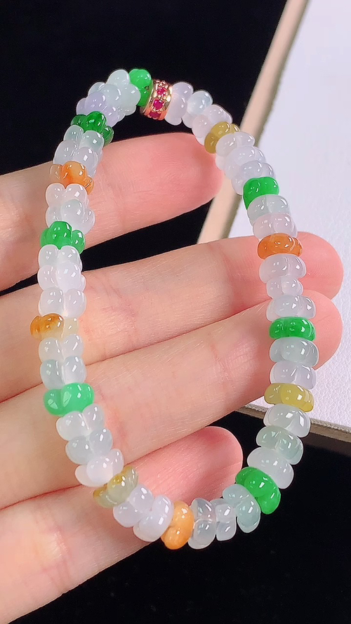 ️多彩手链，尺寸:6.3-2.8mm 29