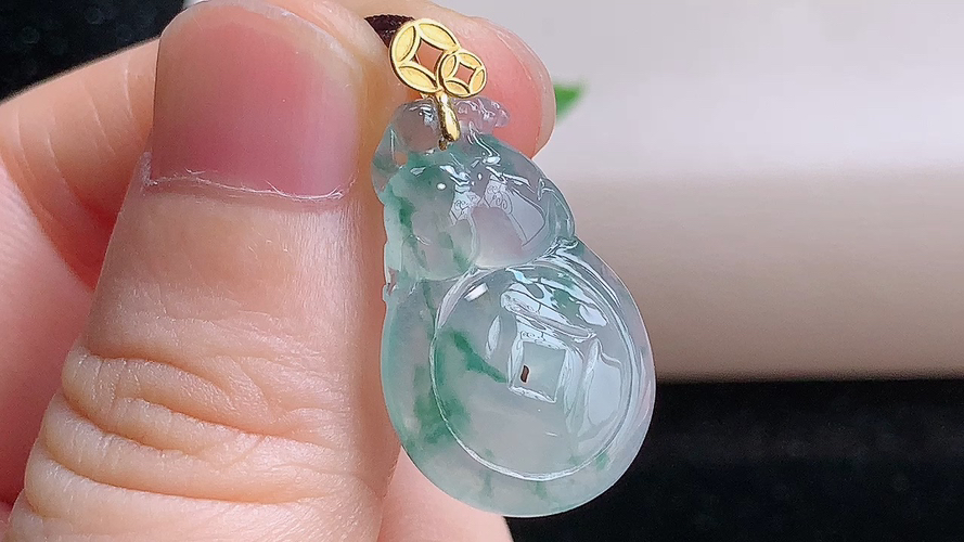 ️ 18K金伴钻财源滚滚，无裂，尺寸27.9/23.1-15.5-4.6mm，包A附证书