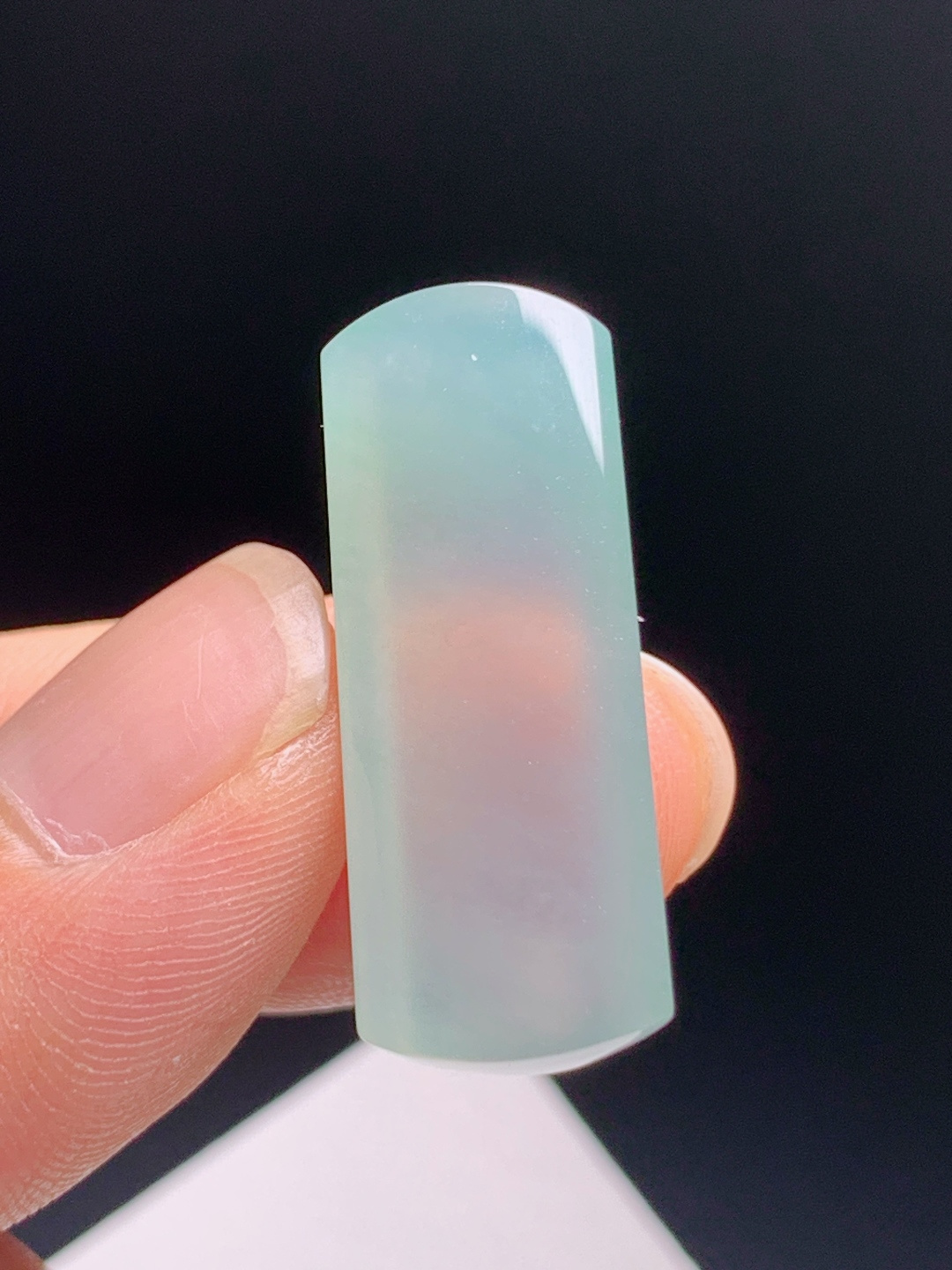 ️ 冰种无事牌裸石，胶润通透底色清爽，素面干净大气