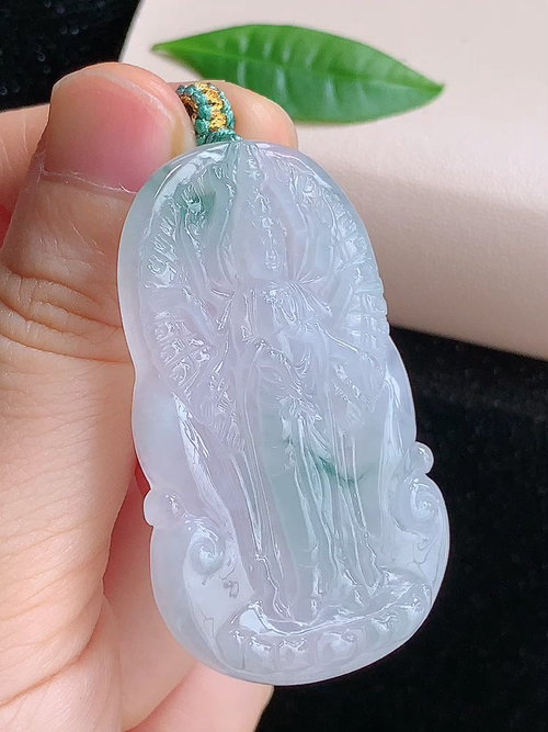 ️ 千手观音，无裂，尺寸51.1-31.5-6.3mm，包A附证书