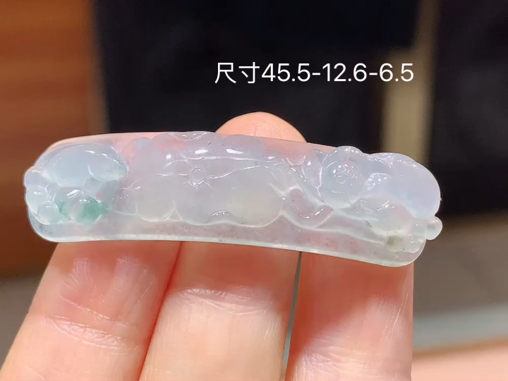 冰飘花手牌 无裂, 尺寸，45.5-12.6-6.5
